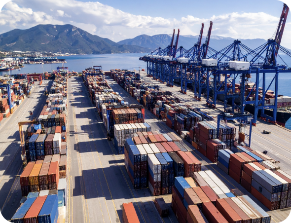 Intra-port freight forwarding